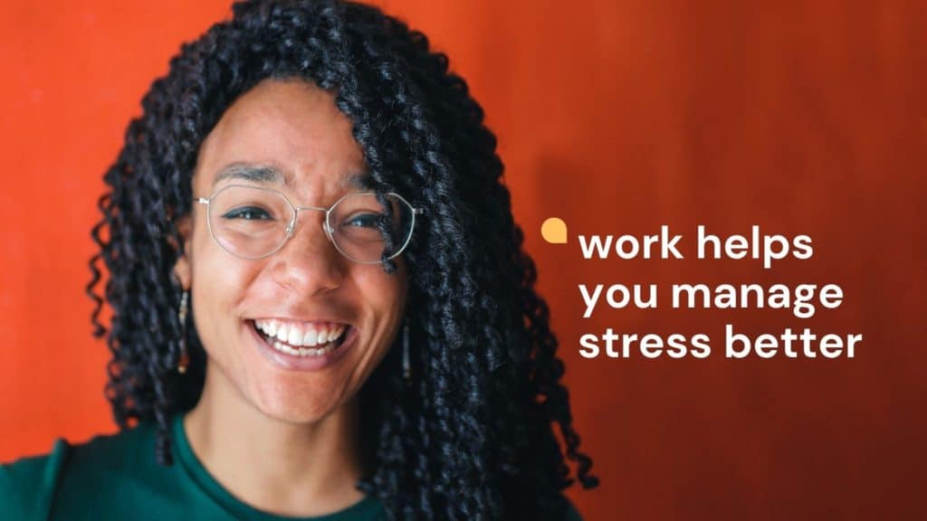 working helps mom manager their stress better