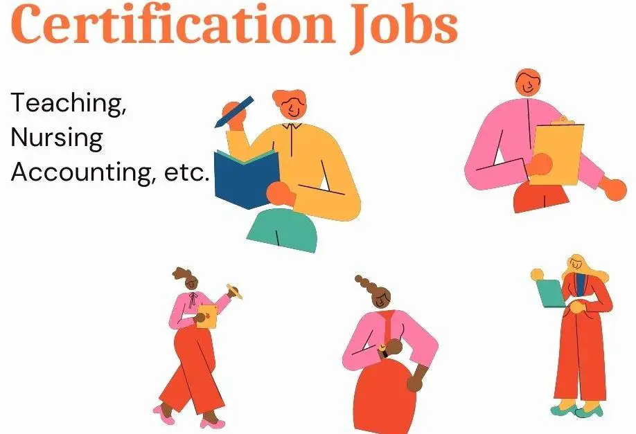 certification jobs are good and suitable for moms