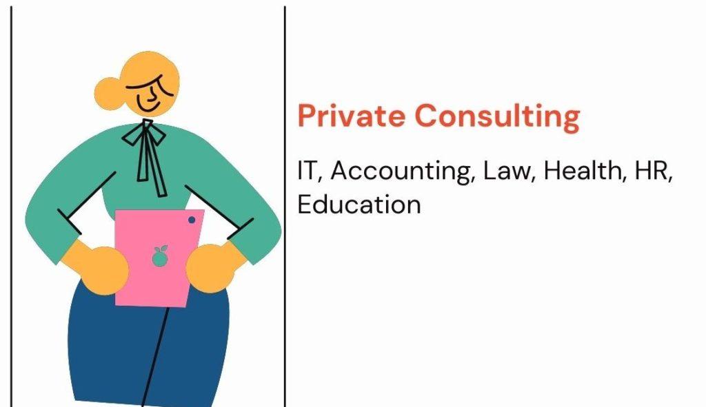 private consulting is suitable career for moms