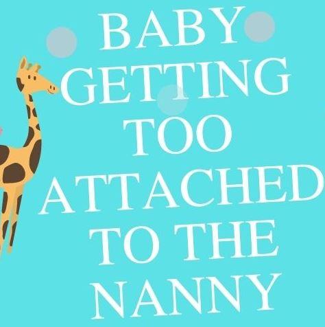 Baby-getting-attahed-to-nanny