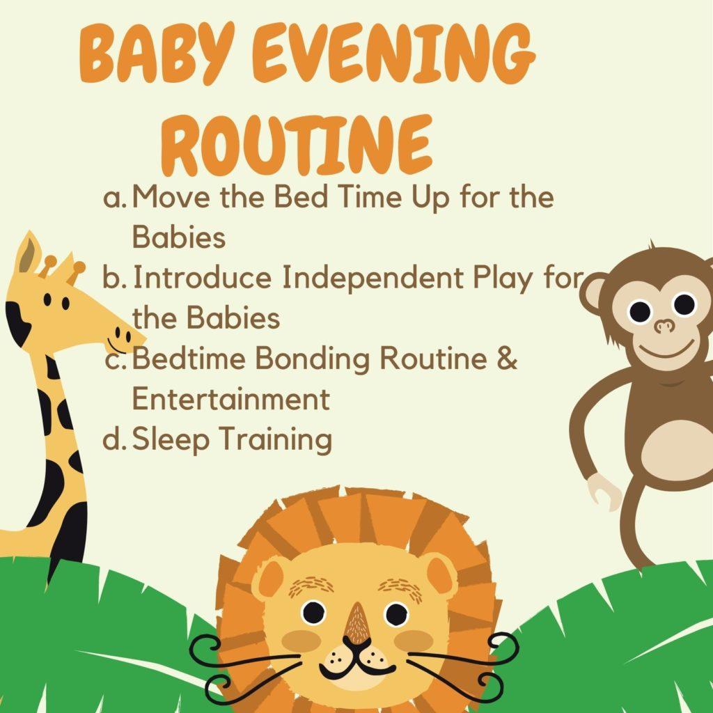 activities to include in baby evening routine