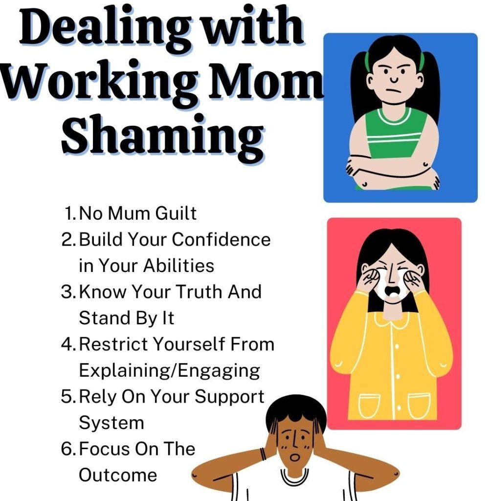 how working moms should overcome mom shaming