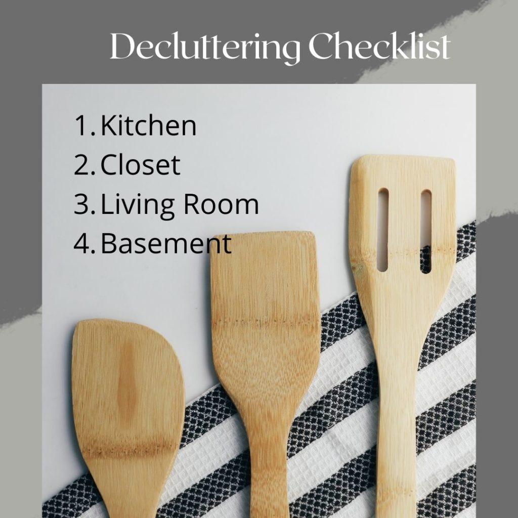decluttering checklist 