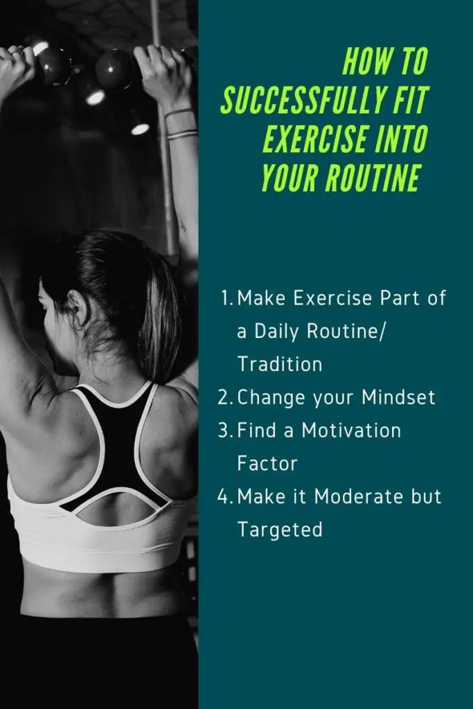how to create an exercise routine for working moms