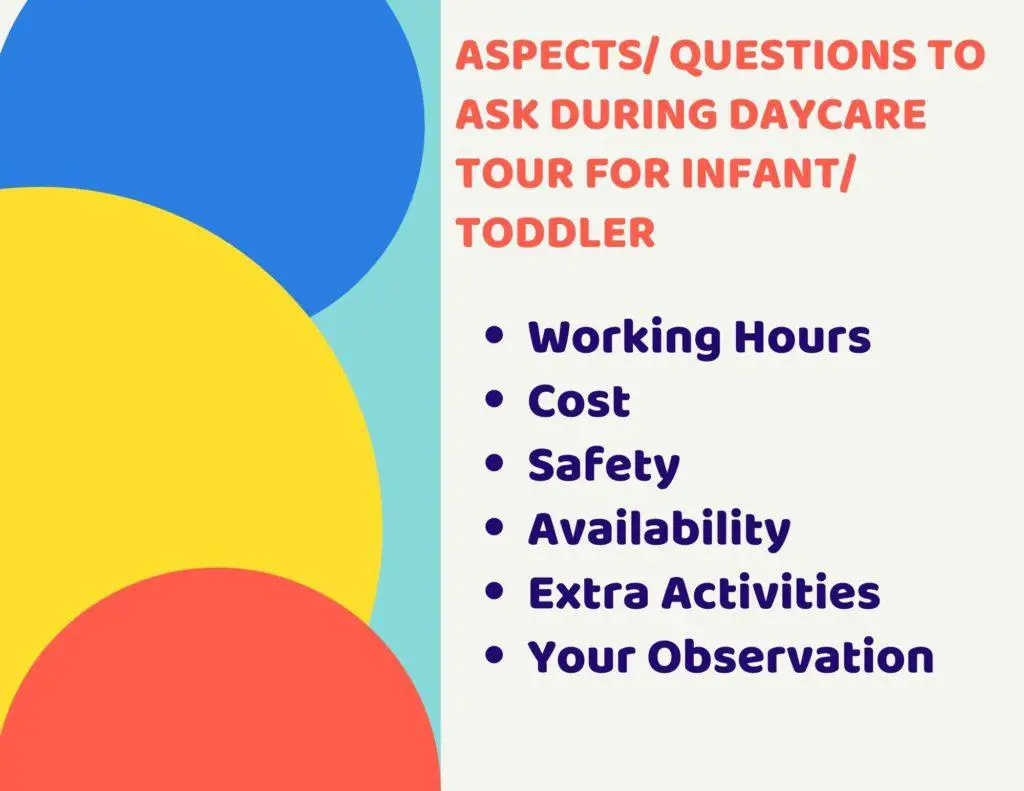 questions to ask during daycare tour