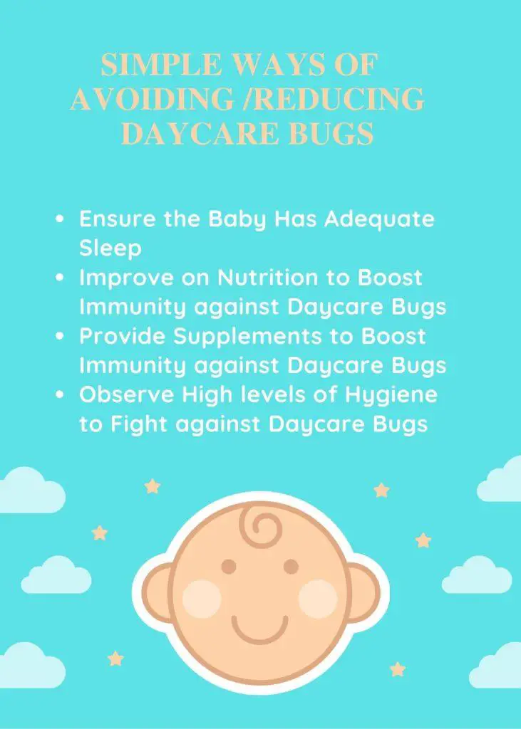 Simple ways of avoiding daycare bugs