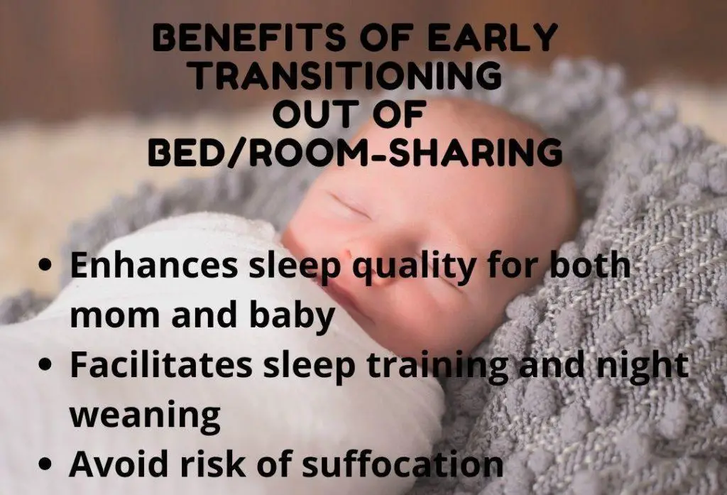 benefits of bed or room sharing with your baby