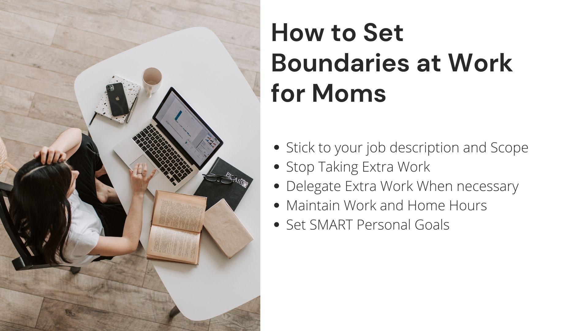 Simple Ways To Successfully Set Work Boundaries - The Career Mum