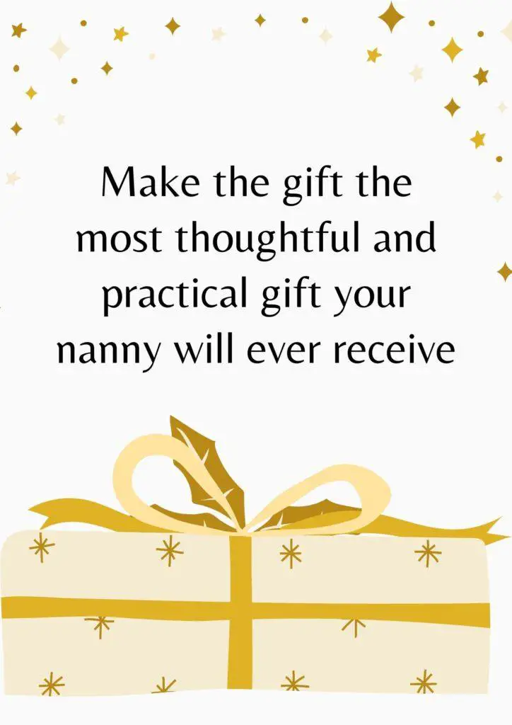 Rules important to Follow on Nanny Gifting for Christmas 