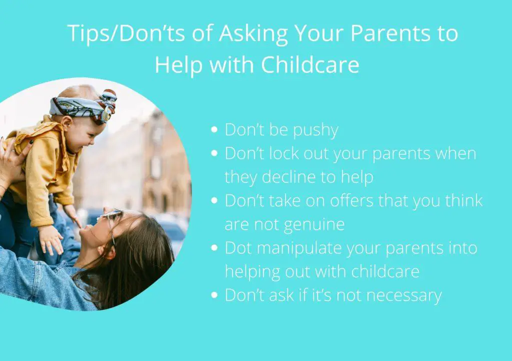 Dont's and rules of asking family for help in childcare
