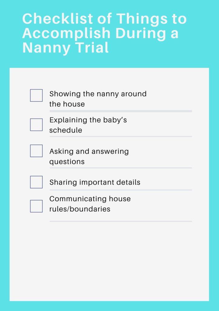 Things you Must Do During a Nanny Trial to Avoid Hiring Mistakes