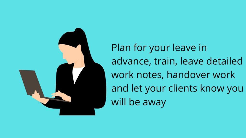How to prevent or avoid work calls during maternity leave