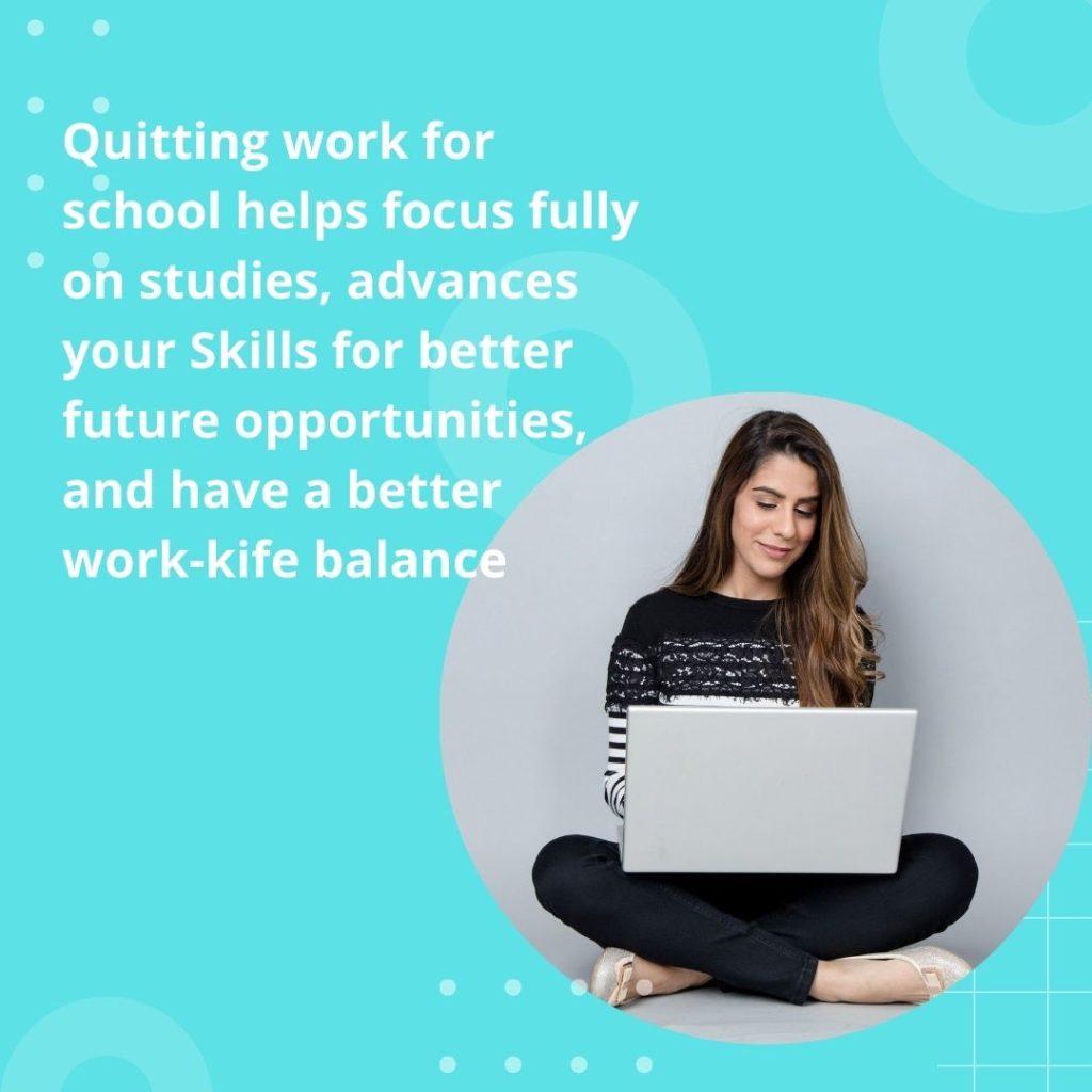 why Moms Quitting Work for School is Recommended