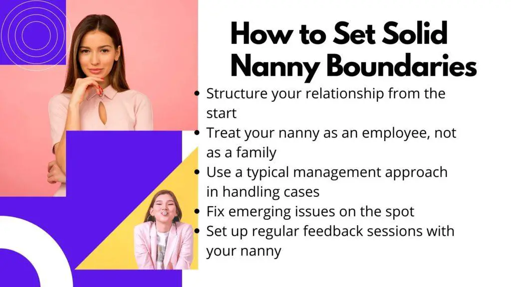 Rules on How to Set Solid and Effective Nanny Boundaries