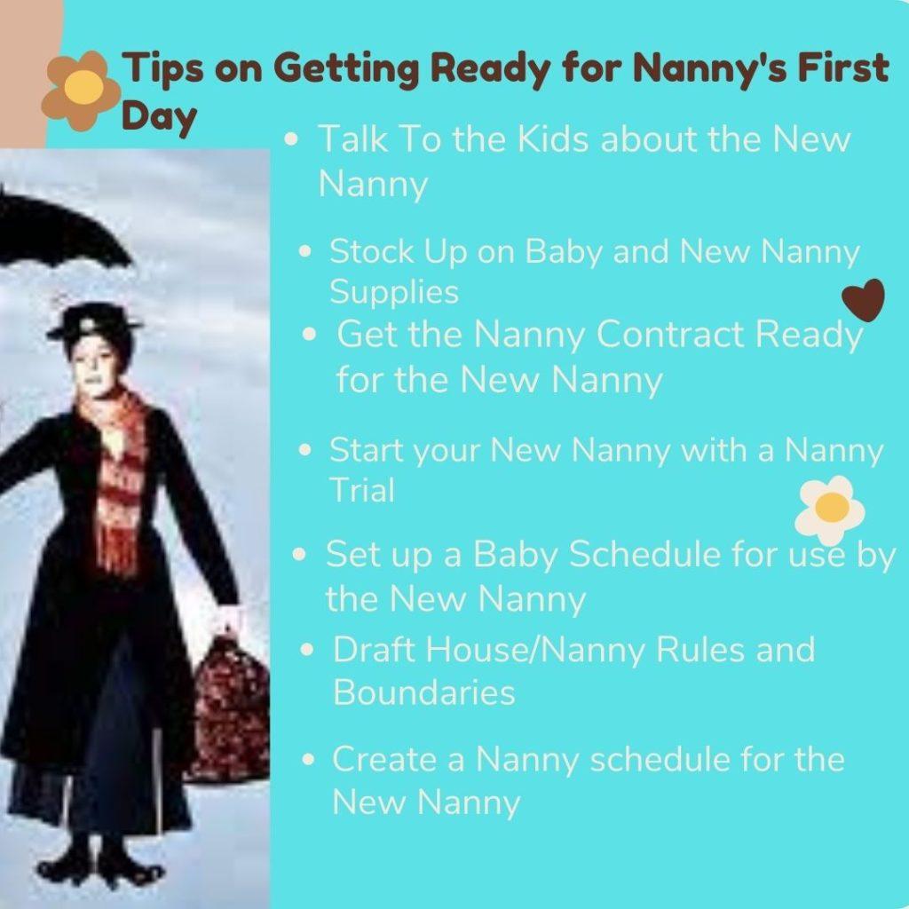 How to Prepare and Get Ready for your Nanny's First Day