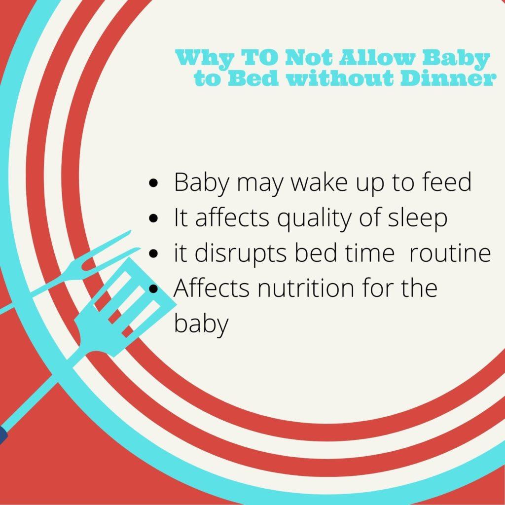 Why You Should Not Allow Baby go to Bed Hungry
