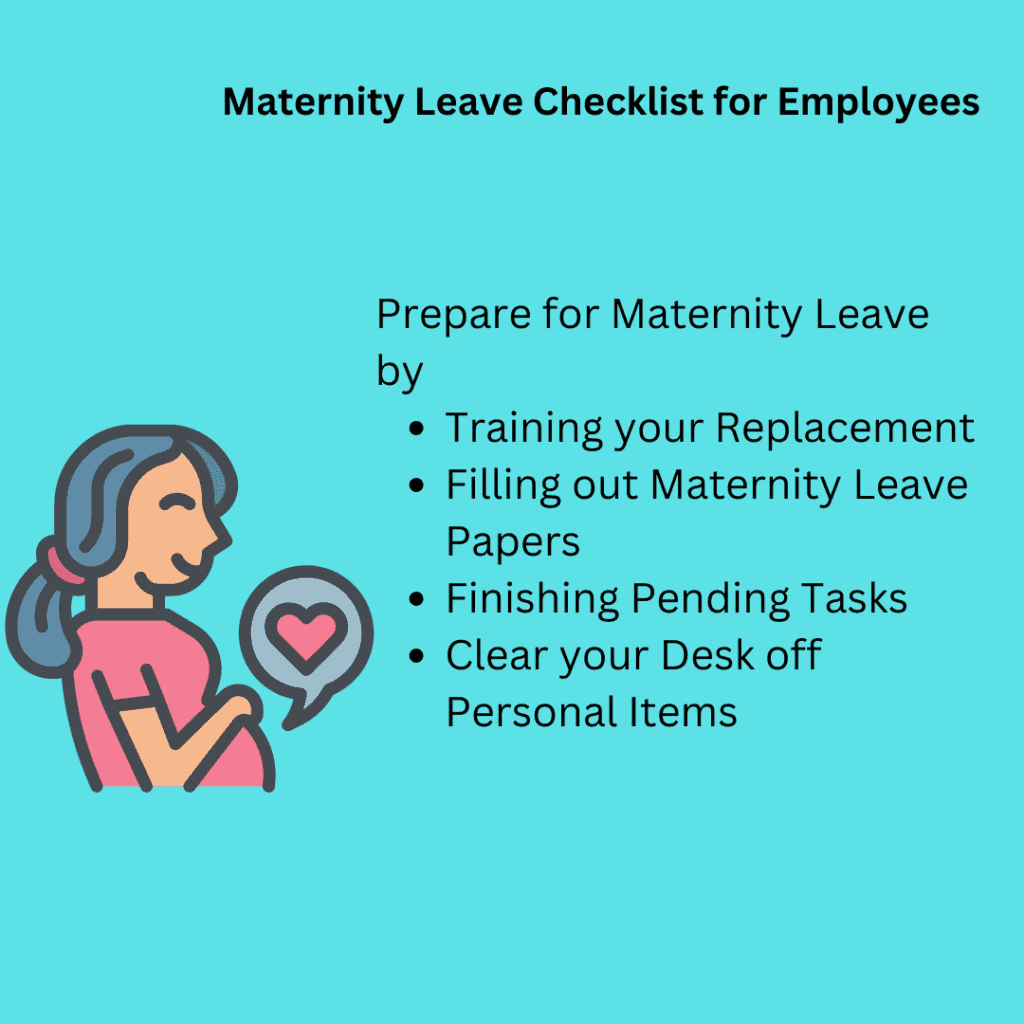 Things you Must Do in Advance before Maternity Leave
