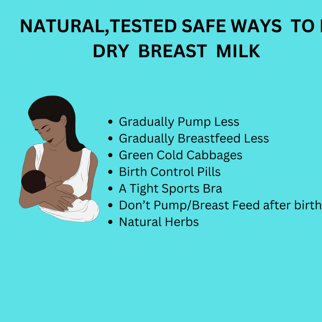 Guaranteed Natural Ways to Quickly Stop/Dry Up Breast Milk