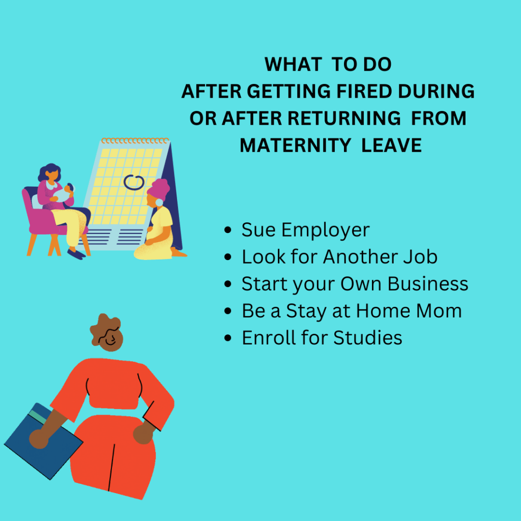 What to Do if Laid Off/Fired During or After Maternity Leave