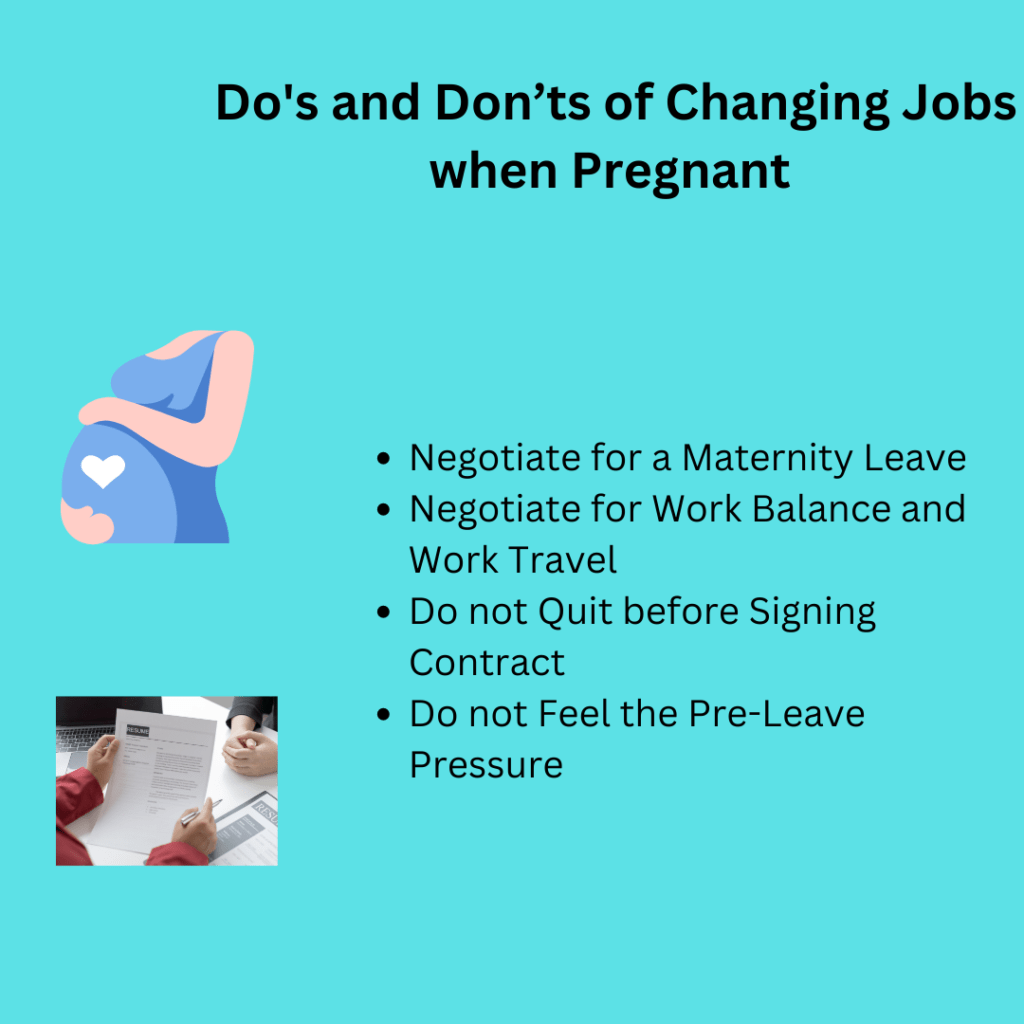 Do's and Don’ts Rules of Changing/Switching Jobs when Pregnant 