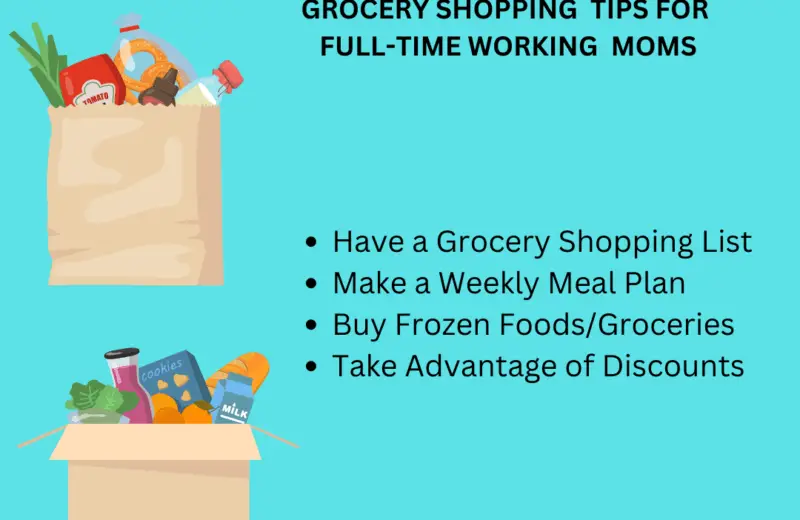 How to Save Time & Money on Grocery Shopping for full time working moms