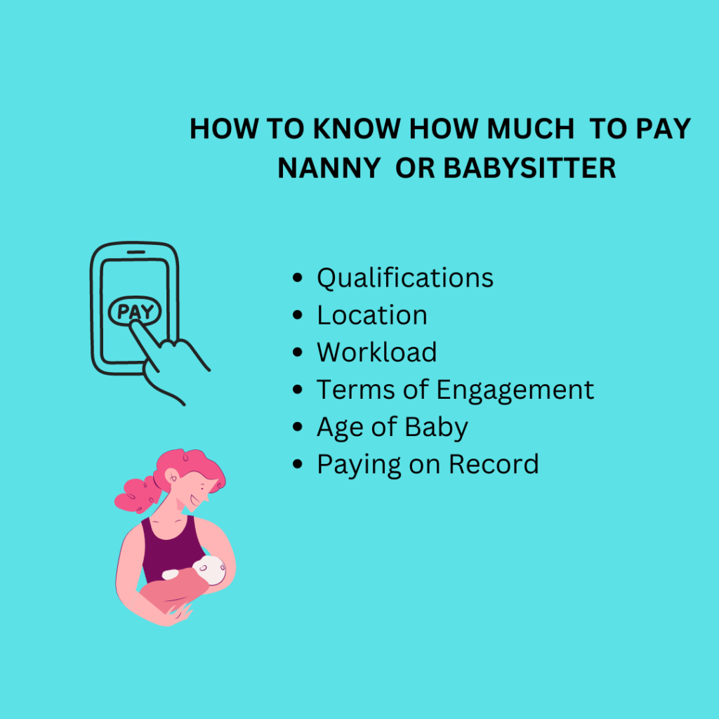What to Consider When Paying Nanny/Babysitter
