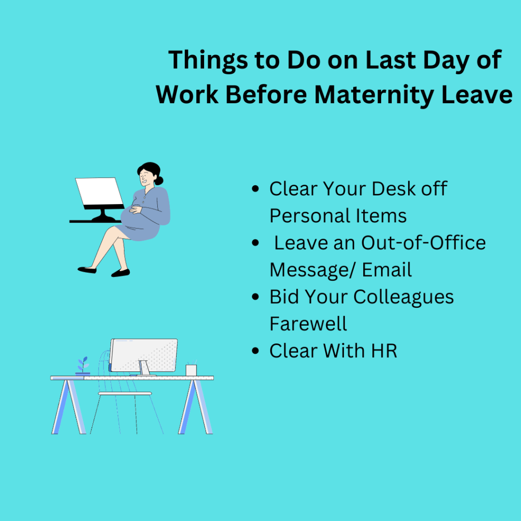 Checklist of Things to Do Last Day at Work Before Maternity Leave 