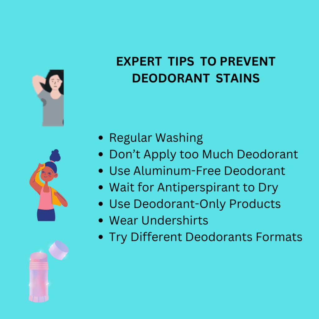 Expert Tips on Avoiding  Deodorants stains